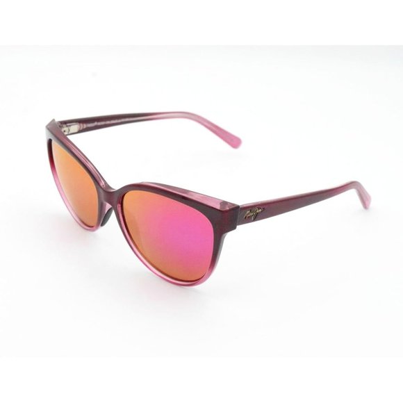 Maui Jim Olu Olu Mj 537-07A Burgundy Fade Frame MAUI Sunrise - Picture 1 of 6
